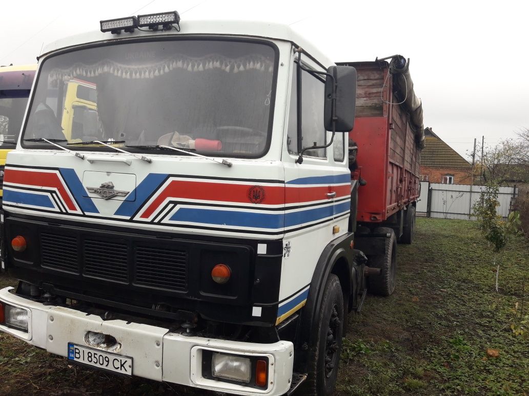 Терміново Маз з напівпричипом.Продаж або обмін