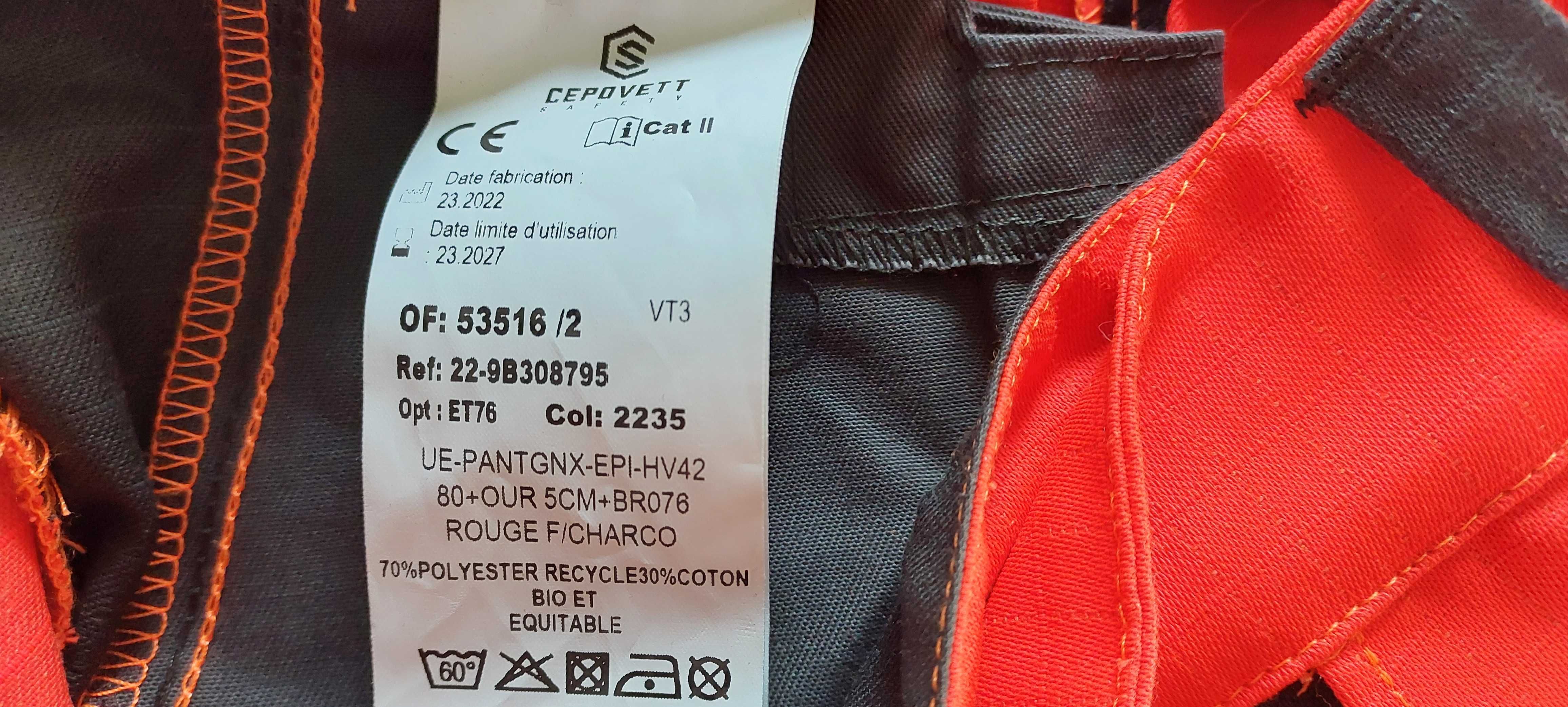 Cepovett -spodnie fluo advanced 36