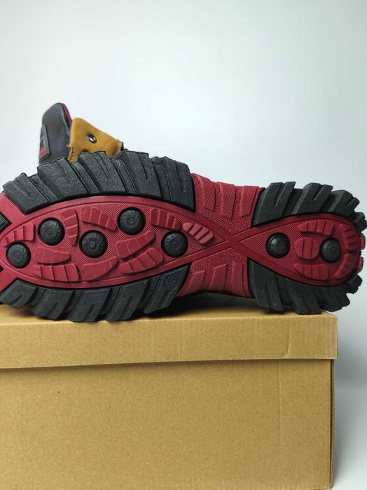 Męskie ocieplane buty zimowe nowe wytrzymałe brąz 43 Okazja