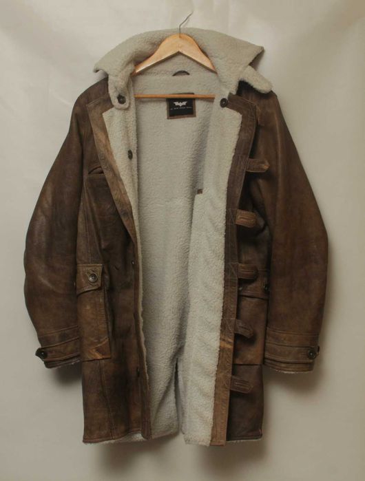 Dark Knight Rises Bane Coat S дубленка из кожи