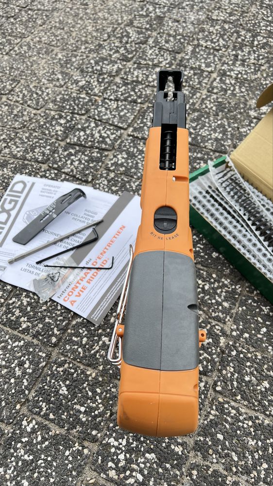 Wkrętarka pistolet Aeg 18v ridgid sucha zabudowa płyta gipsowa