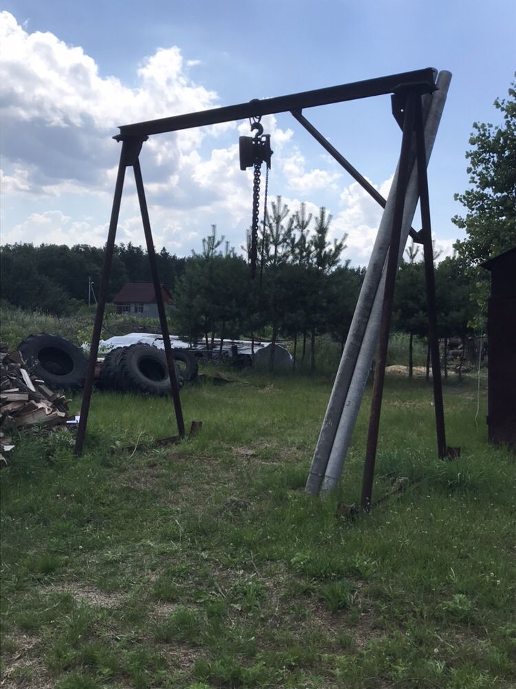 Лебідка розбірна з каркасом