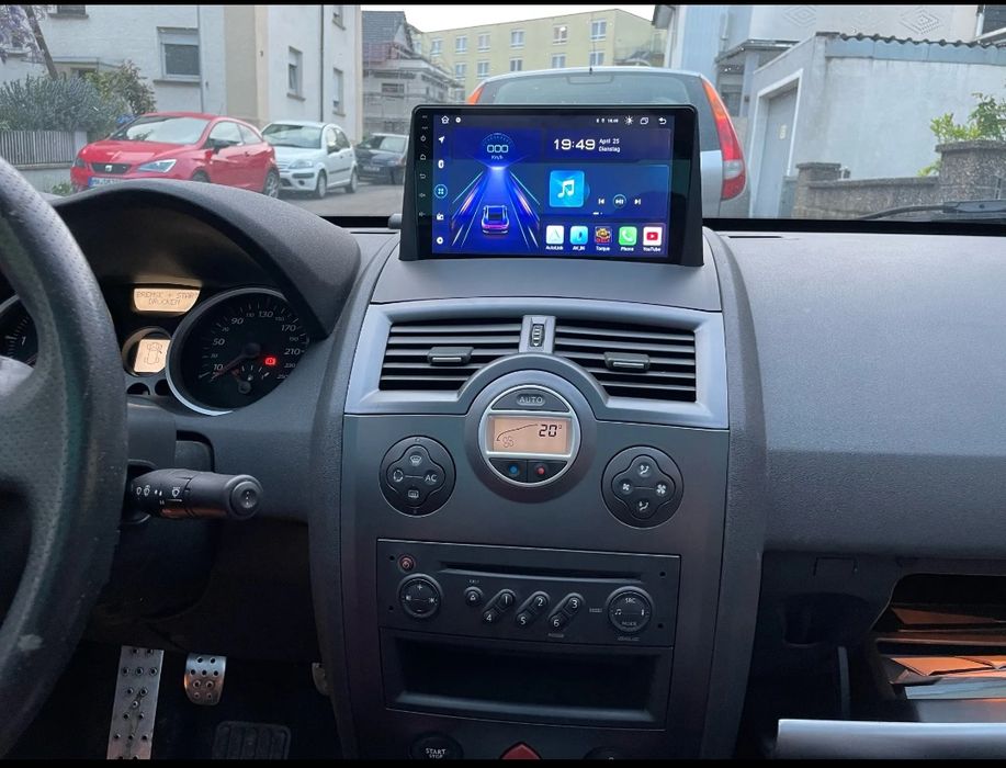 Rádio Android 13 Renault Megane 2 (Novo)