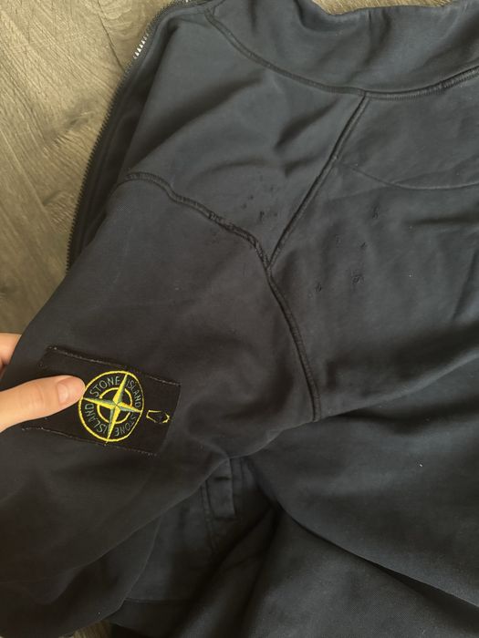 Чоловіча кофта зіп-худі Stone Island ОРИГІНАЛ