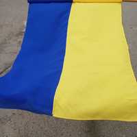 Прапор Украины 1.4×0.8 на деревянном черенке