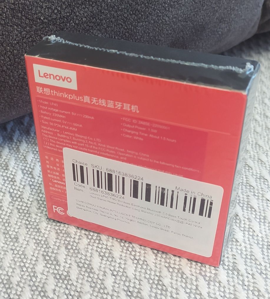 Наушники беспроводные Lenovo LP 40