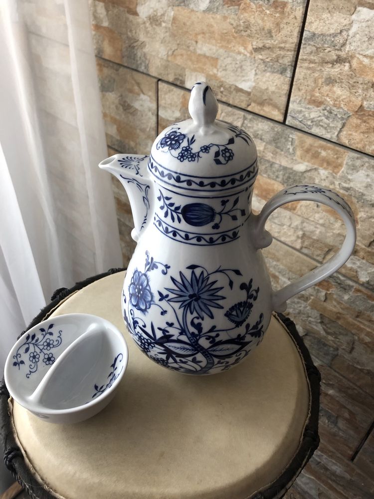 Porcelana wzór cebulowy dzbanek Kanhla