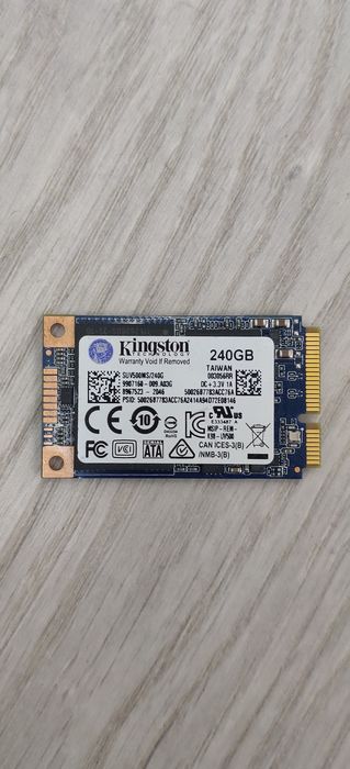 SSD Накопичувач Kingston SUV-500MS 240GB mSATA (SUV500 MS/240G)