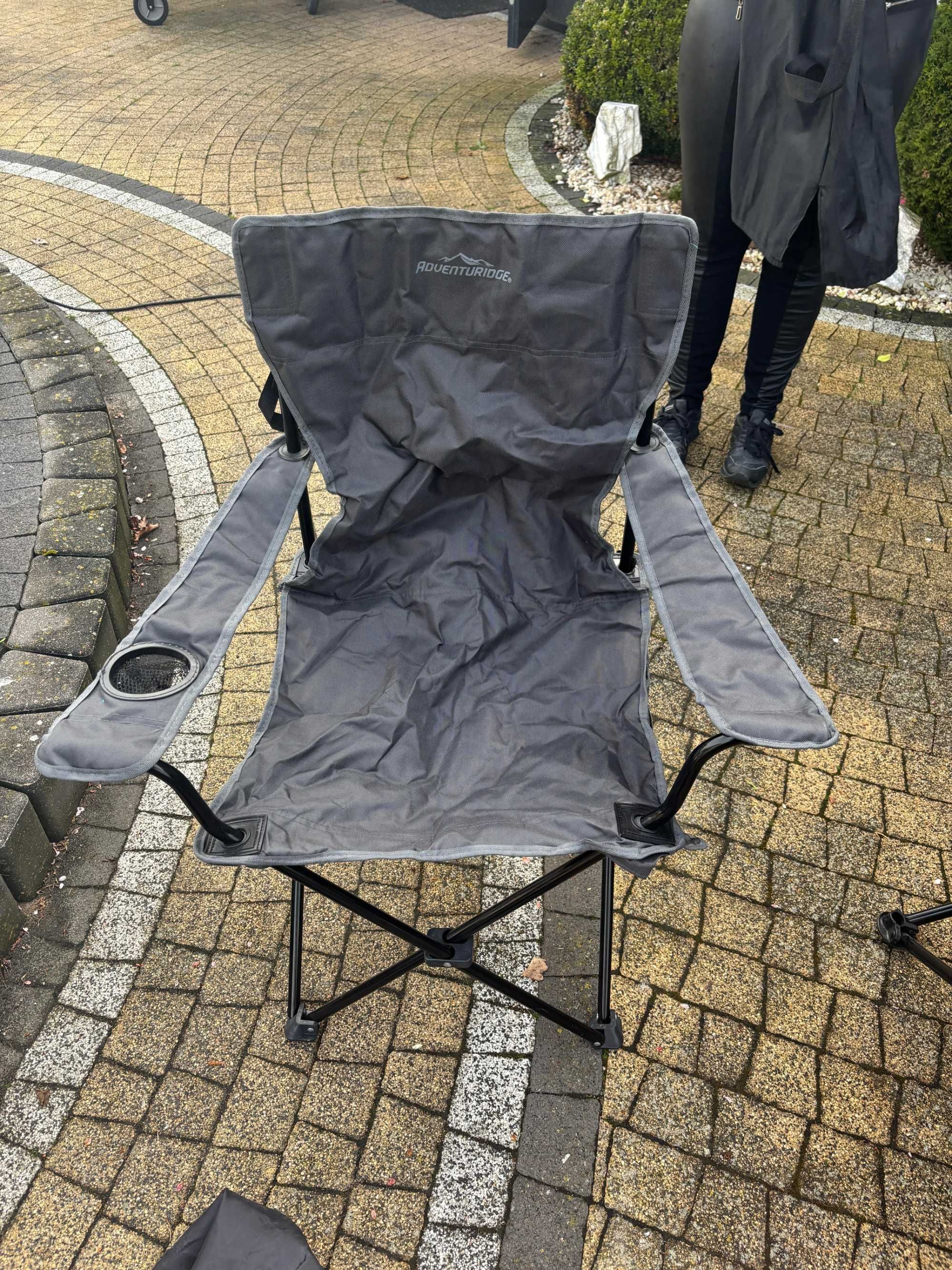 Adventuridge Składane krzesło turystyczne wędkarskie na camping