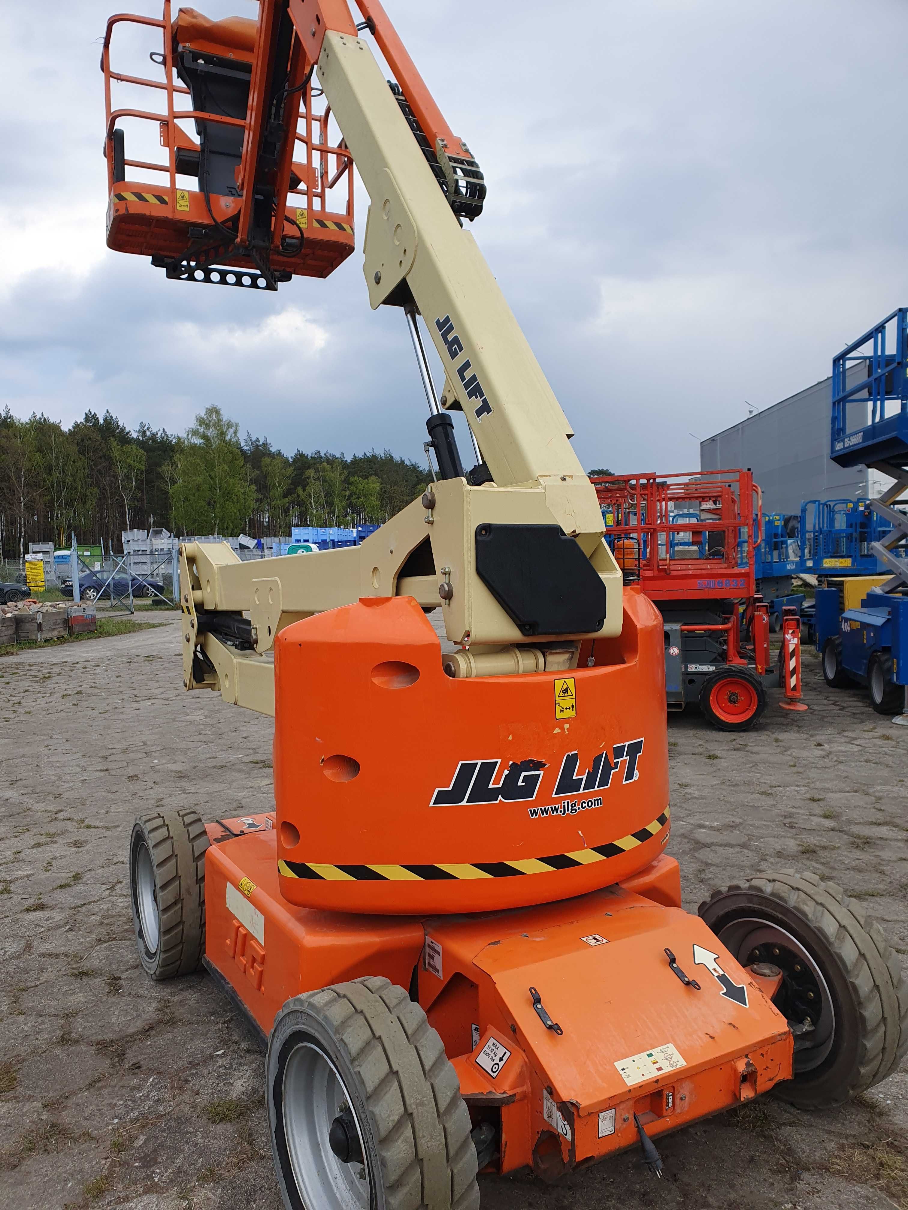 Podnośnik teleskopowy, przegubowy JLG E 450 AJ, 2011, 16m,netto: 78000