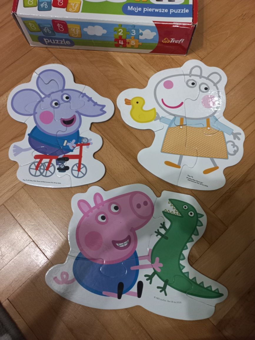 Puzzle peppa 2+ moje pierwsze puzzle 7 obrazków