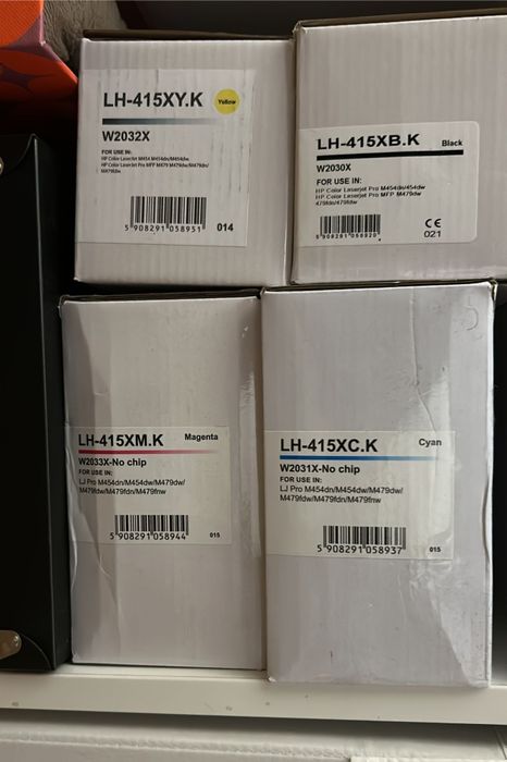 Drukarka HP + tonery