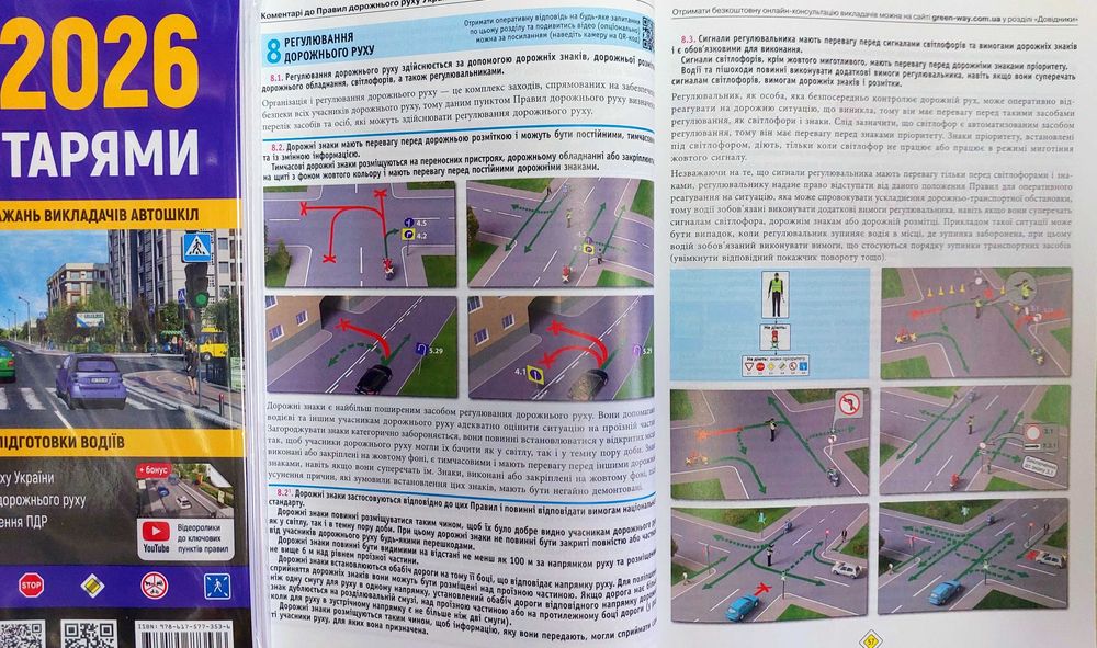 Правила Дорожнього Руху ПДР 2026 з коментарями та ілюстраціями