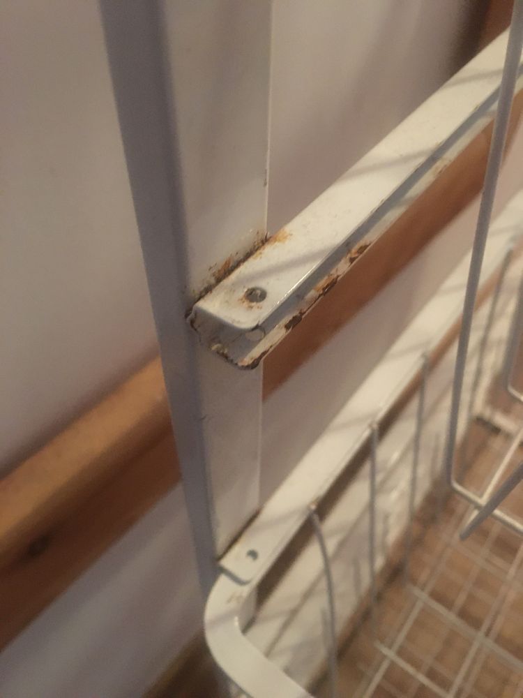 Ikea metalowa półka z szufladami garderoba