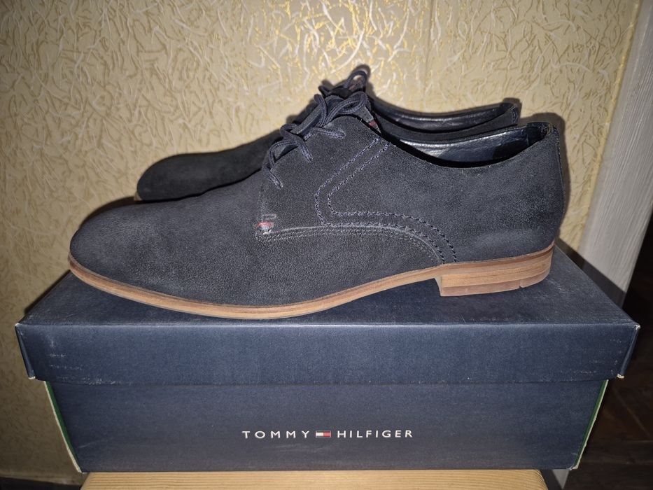 мужские туфли замшевые "Tommy Hilfiger" оригинал