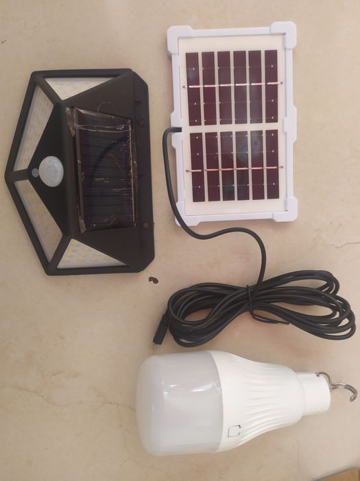 Світильник фонарь прожектор на солнечной сонячній батареї solar cl 100