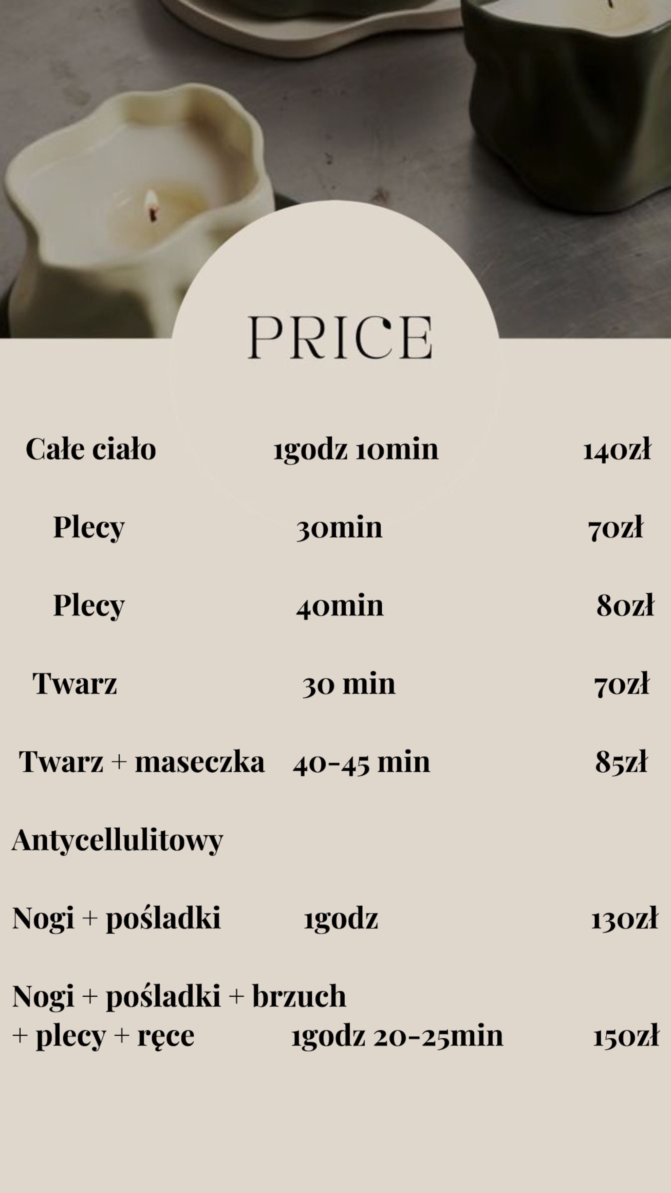Klasyczny masaż dla kobiet