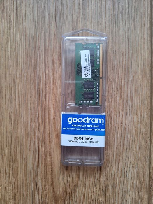 Nowa Pamięć RAM GOODRAM DDR4 16GB 3200MHz
