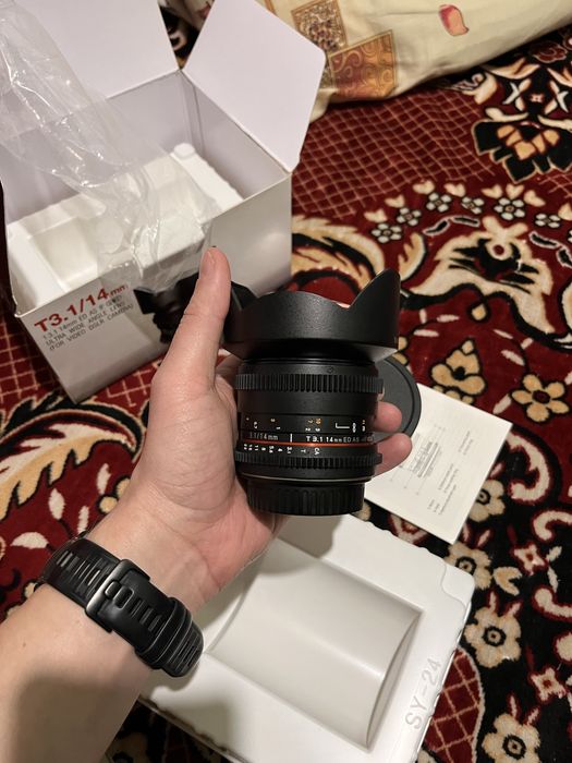 samyang T3.1 14mm ef sinema обєктив кіношний