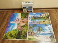 Puzzle 3w1 500,500,1000 elementów Limited Edition Landscapes Trefl