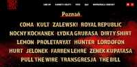 Rockowizna Festiwal 2024 Poznań - 2 karnety 3-dniowe 22-24.08.2024