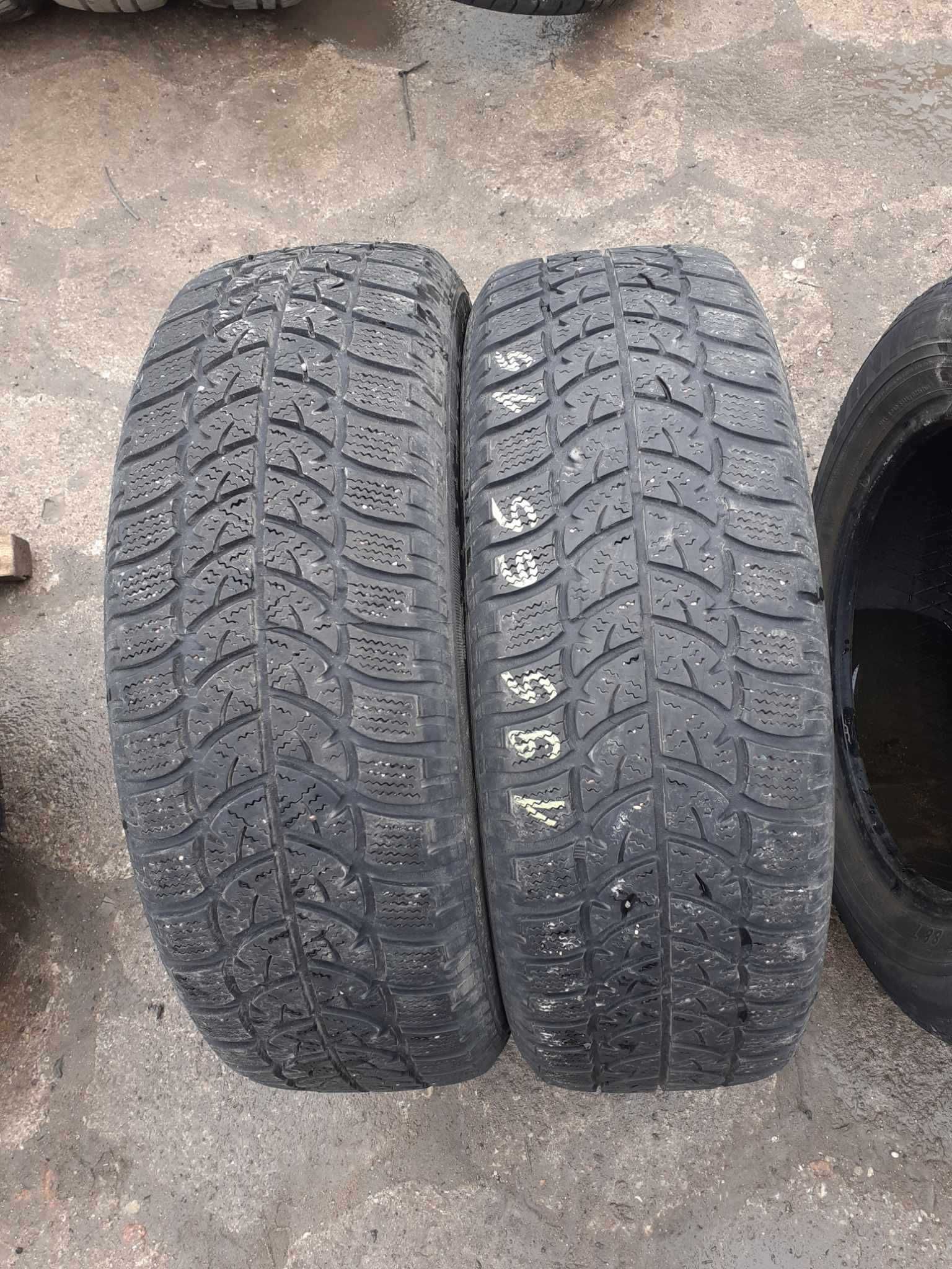 2x używane opony zimowe 195/65 R15 Kelly 5mm - możliwy montaż