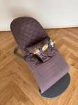 Leżaczek Babybjorn Bliss Woven z zabawką Googly Eyes Pastels