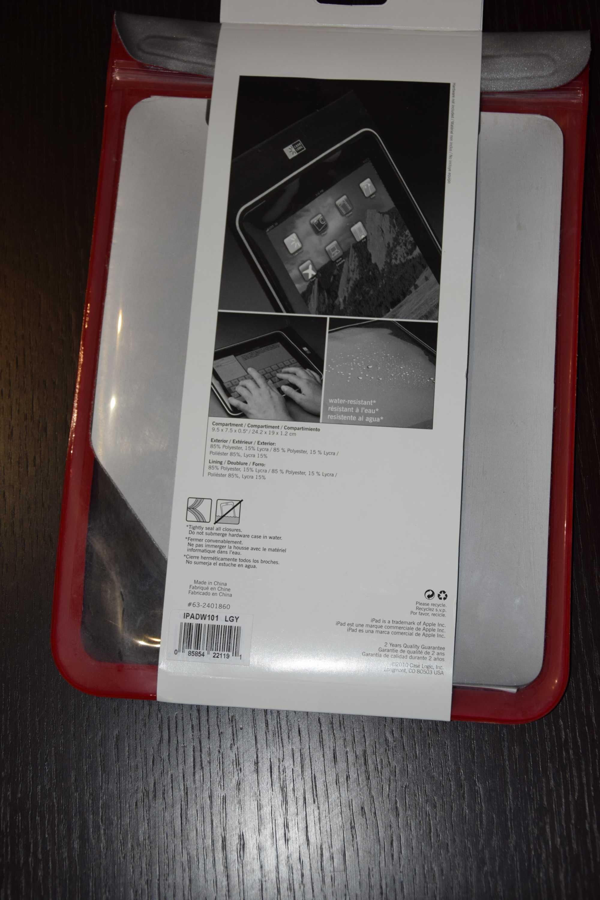 Case Logic Etui ochronne iPad/iPad 2, TPU/nylon, szare, 24,6 cm (9,7")