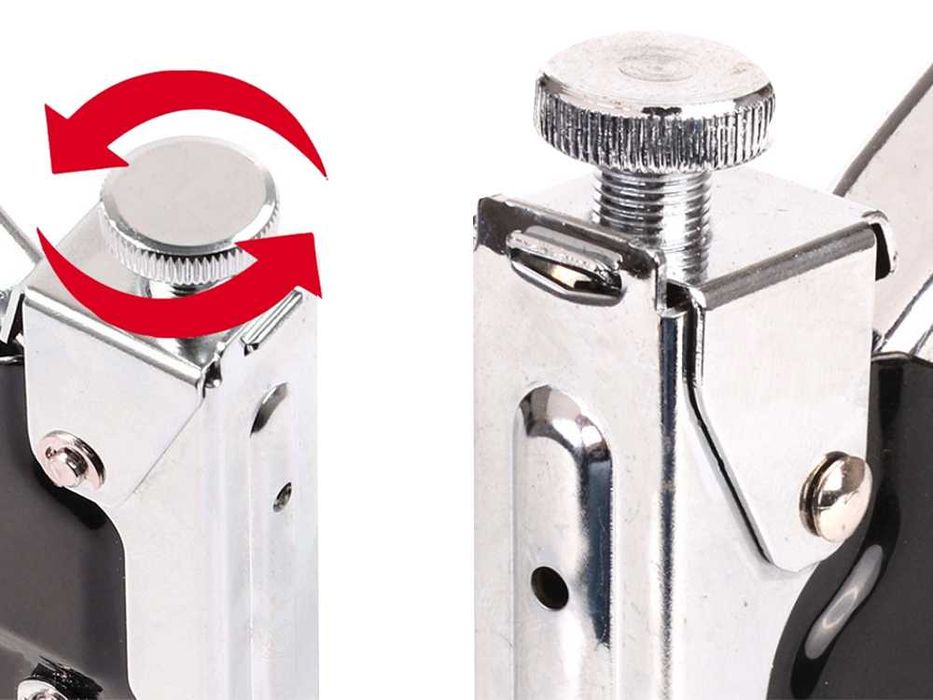 Zszywacz tapicerski taker ręczny na zszywki 4-14mm metalowy3w1 blokada