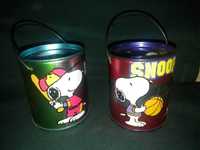 2 Latas mealheiros do Snoopy dos anos 80