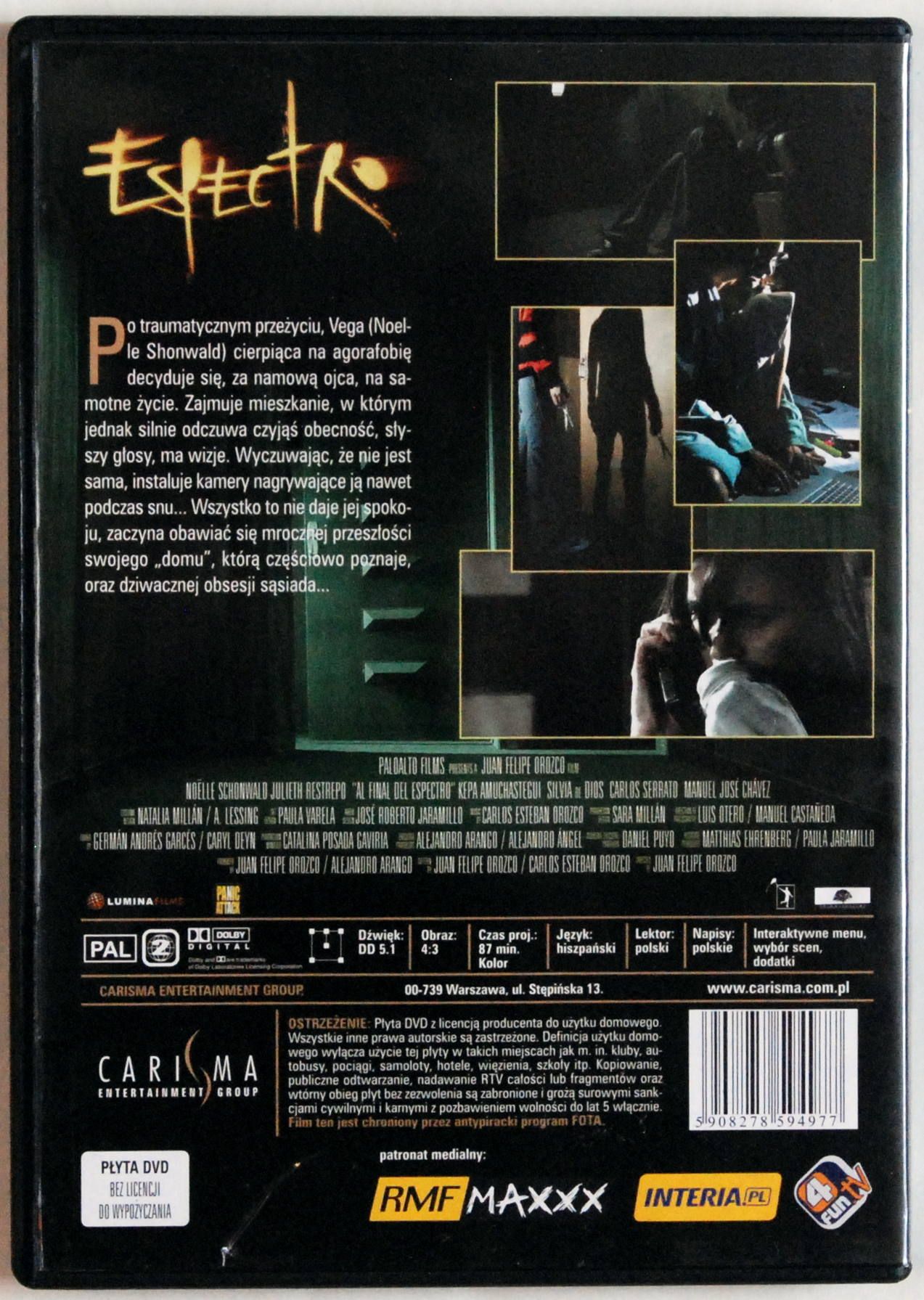 DVD Espectro (Carisma)