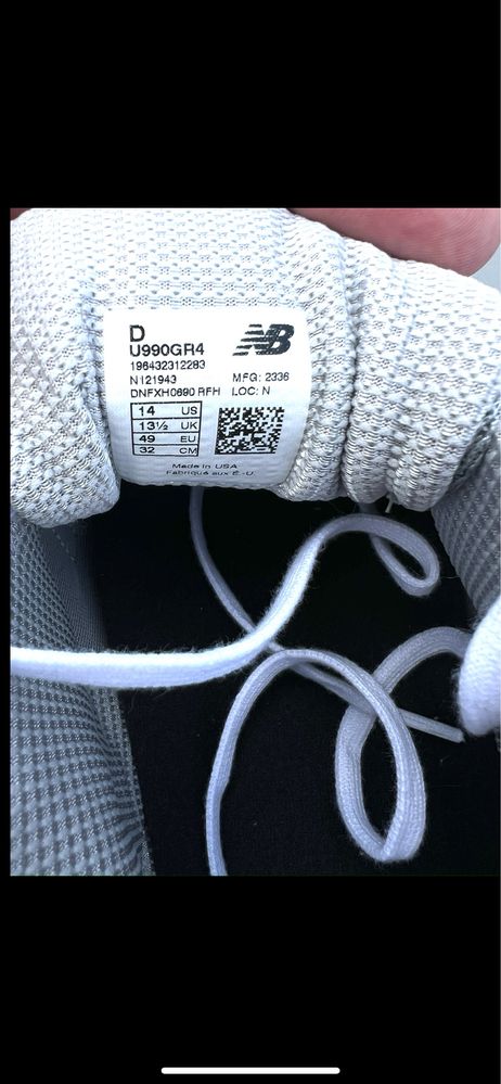 14 us New balance 1906 r кроссовки 32 см 48,5 разамер