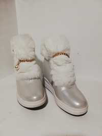 Botki buty zimowe śniegowce damskie