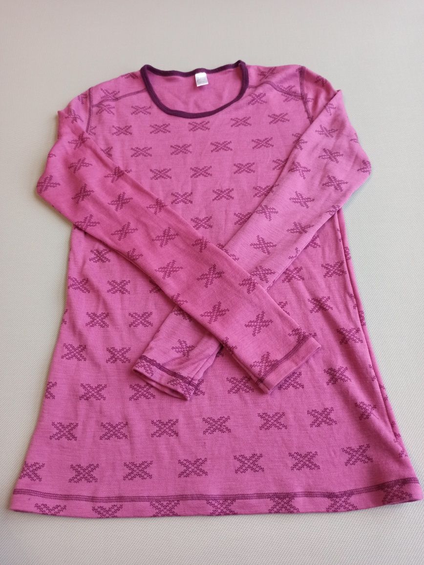 Eva koszulka termoaktywna wełna merino rozmiar XL kolor różowy