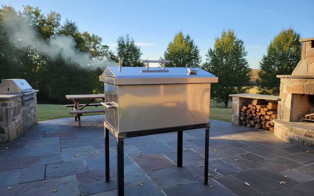 Коптильня з нержавіючої сталі Коптильня нержавейка Коптильня нерж