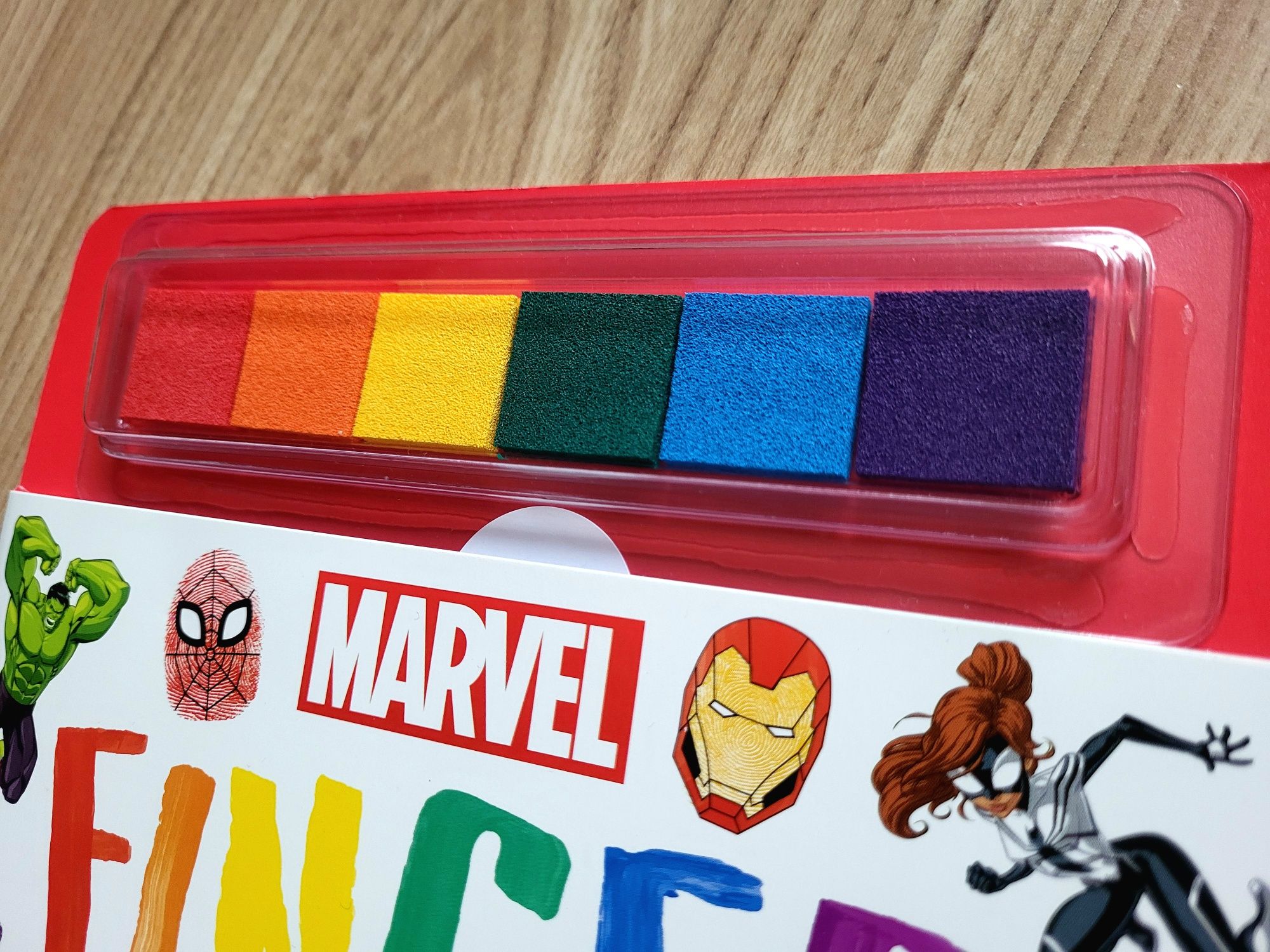 Marvel Finger Painting malowanie palcami fingerprint po angielsku
