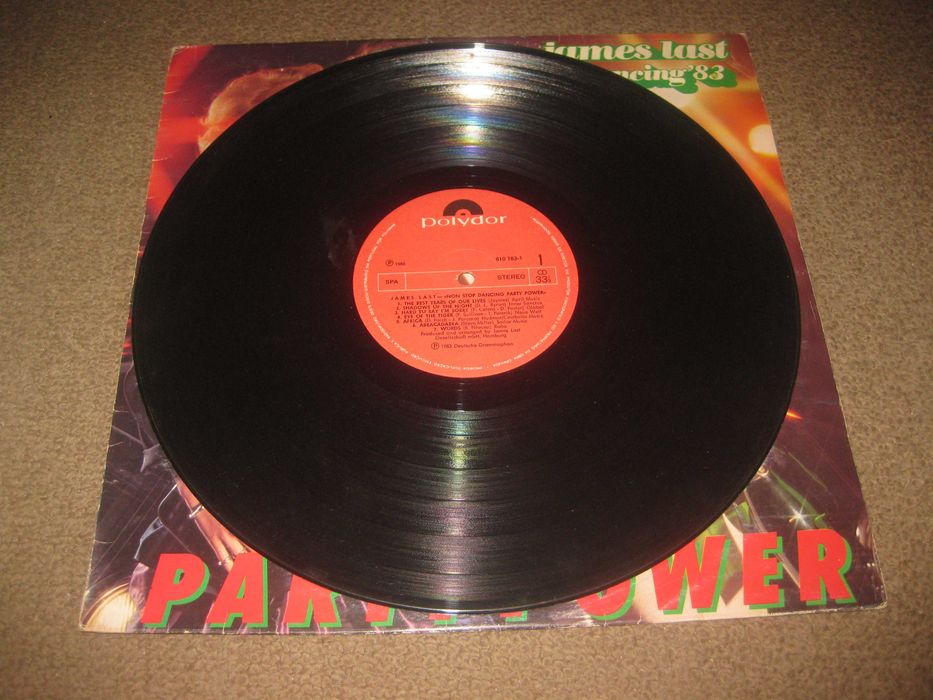 Vinil LP 33 rpm do James Last "Non Stop Dancing 83 Party Power"