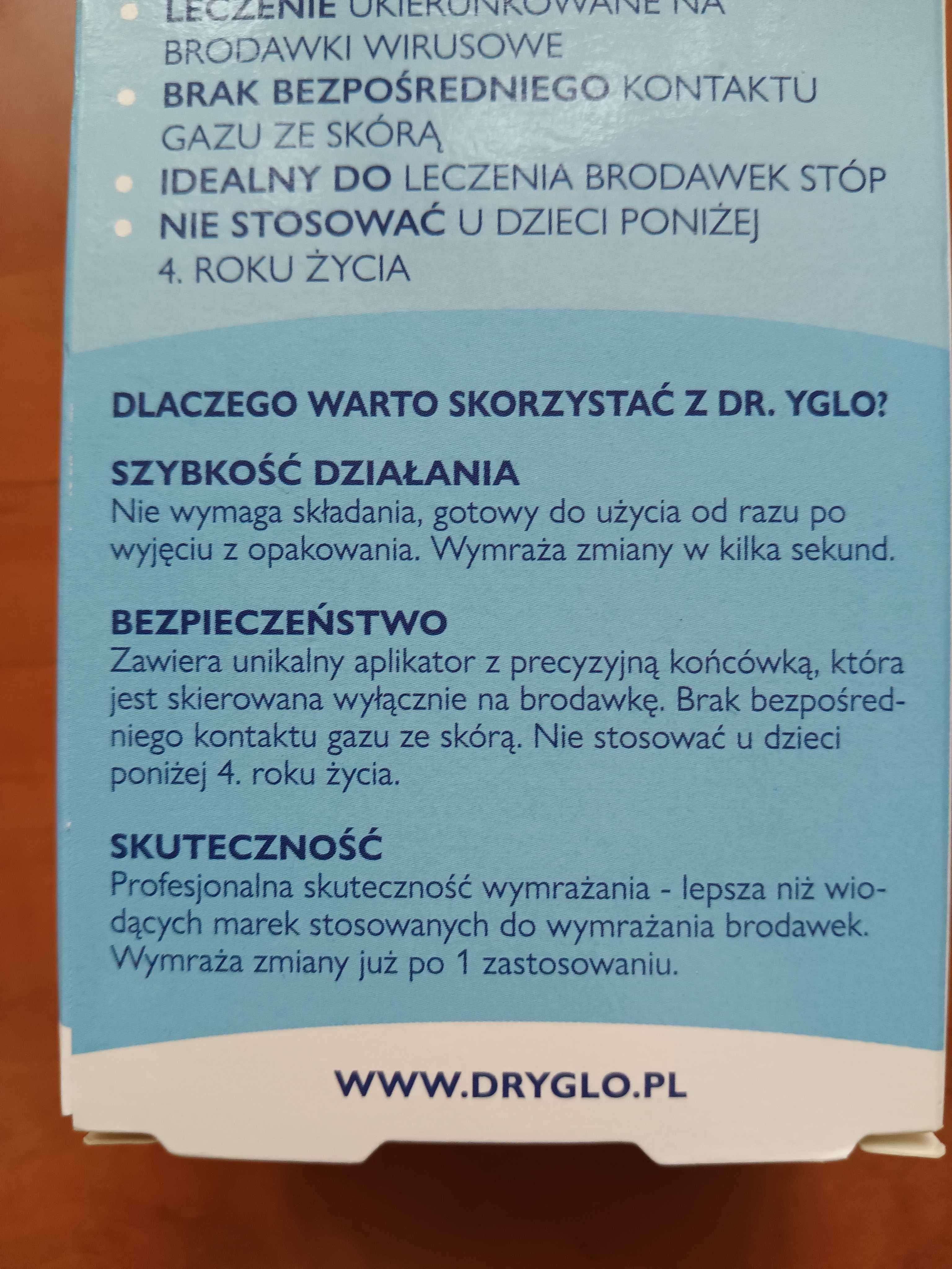 Dr.Yglo krioterapia miejscowa usuwanie brodawek wirusowych kurzajek