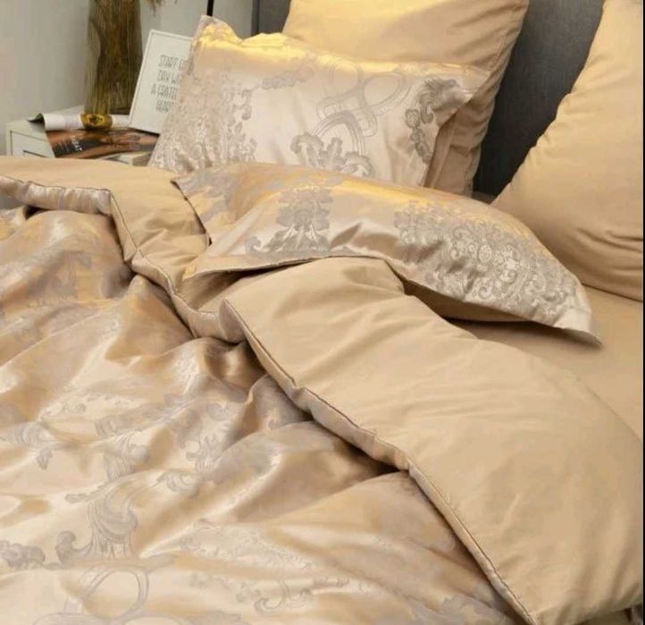 Безкоштовна доставка. Сатин жакард Вилюта Viluta 100% бавовна