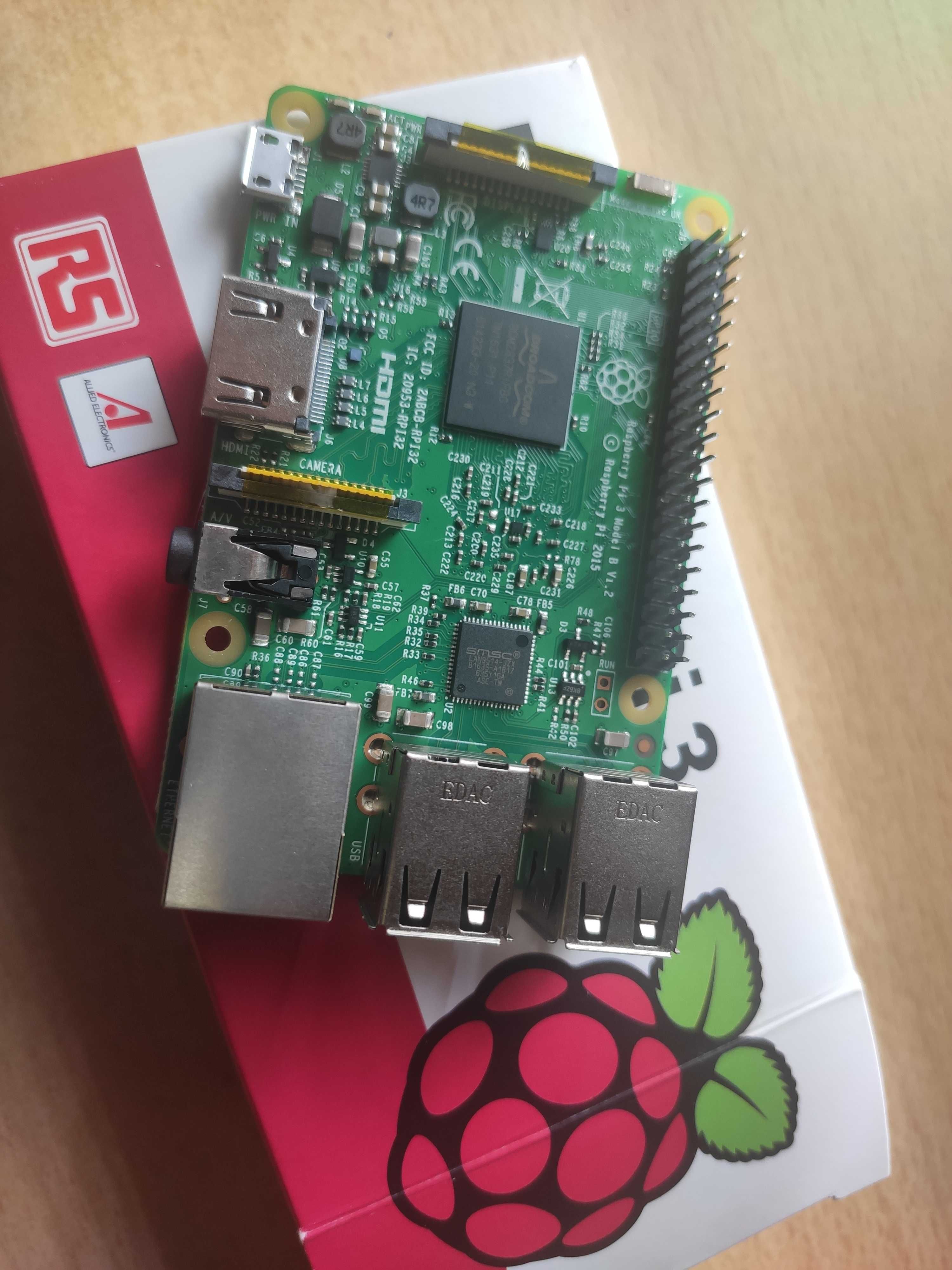 Raspberry Pi 3 Model B  Mikrokomputer Zestaw Nowy