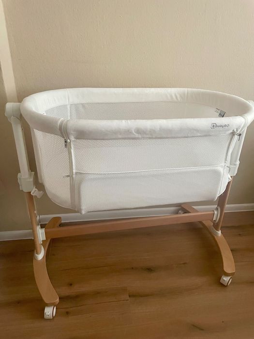 Dostawka Amila BabyGo, łóżeczko dostawne
