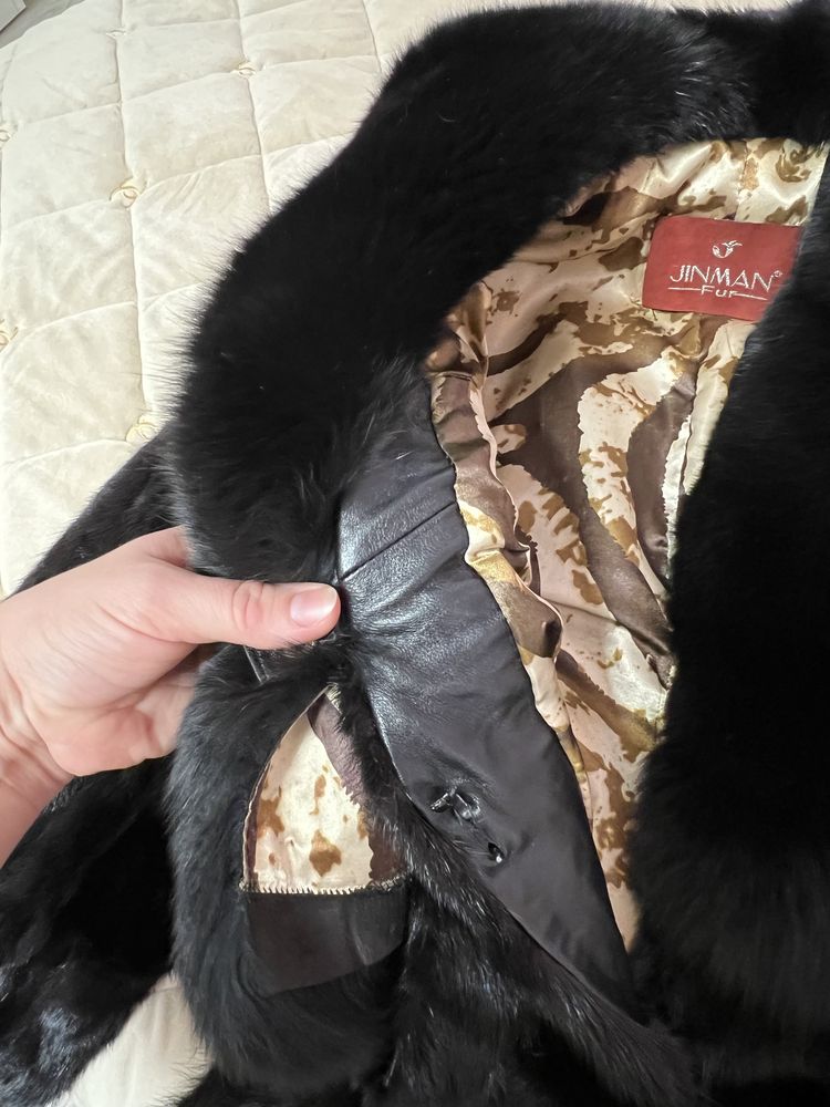 Норковий (зі шматочків)полушубок