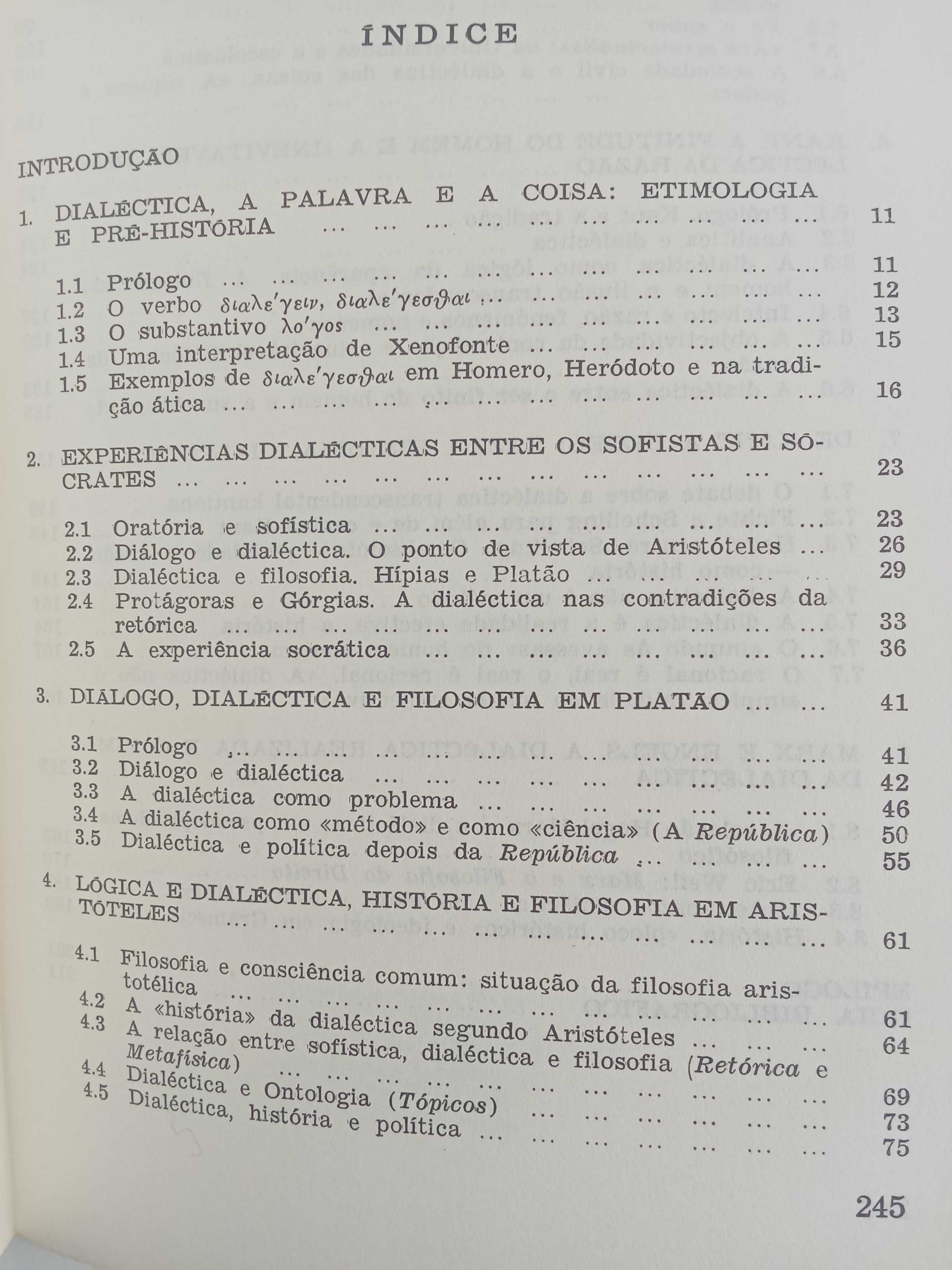 Livio Sichirollo - Dialéctica