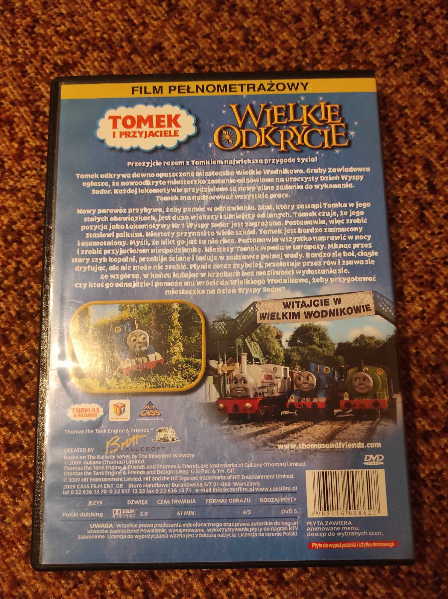 Film DVD Tomek i Przyjaciele "Wielkie odkrycie"