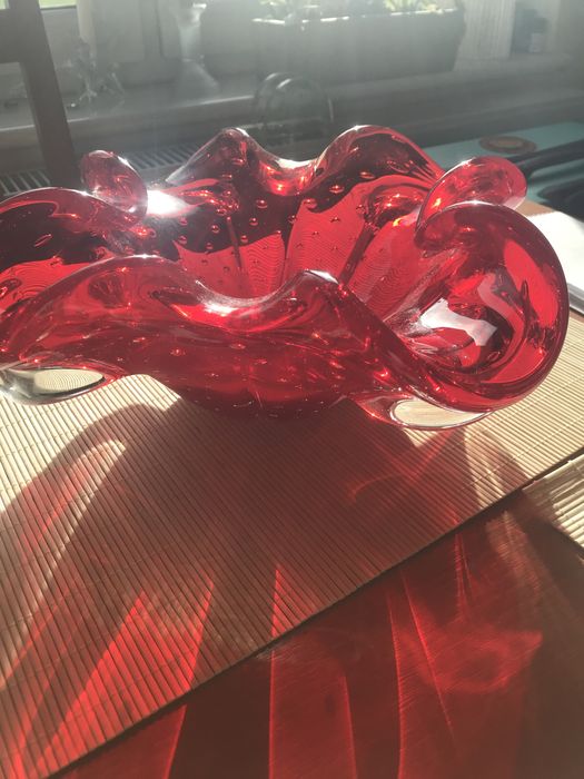 Red Murano Bubble
