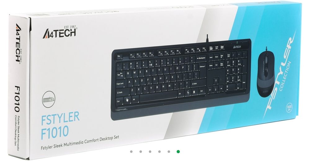 Комплект провідний A4Tech F1010 USB Grey