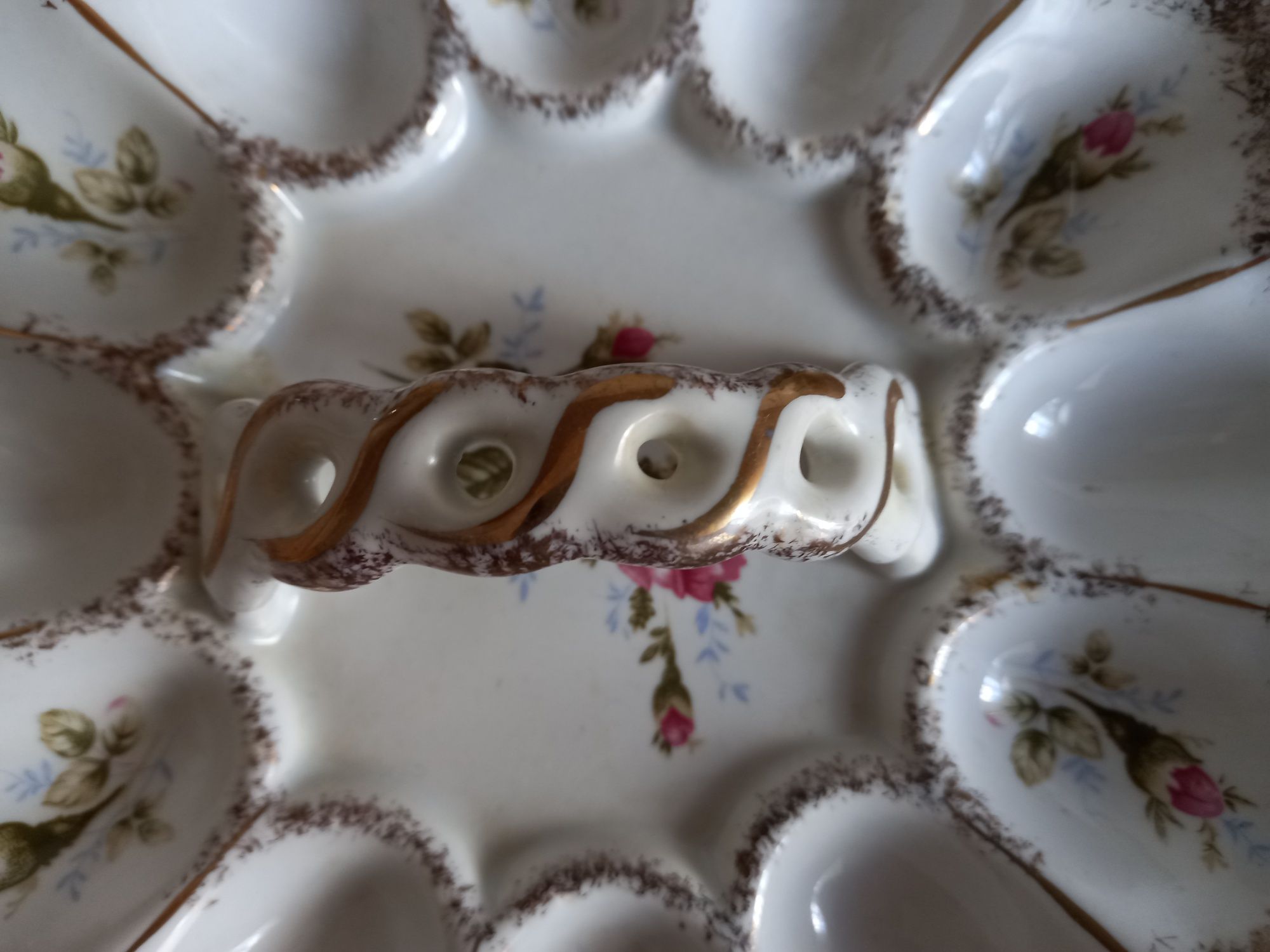 Talerz na jajka porcelana Chodzież