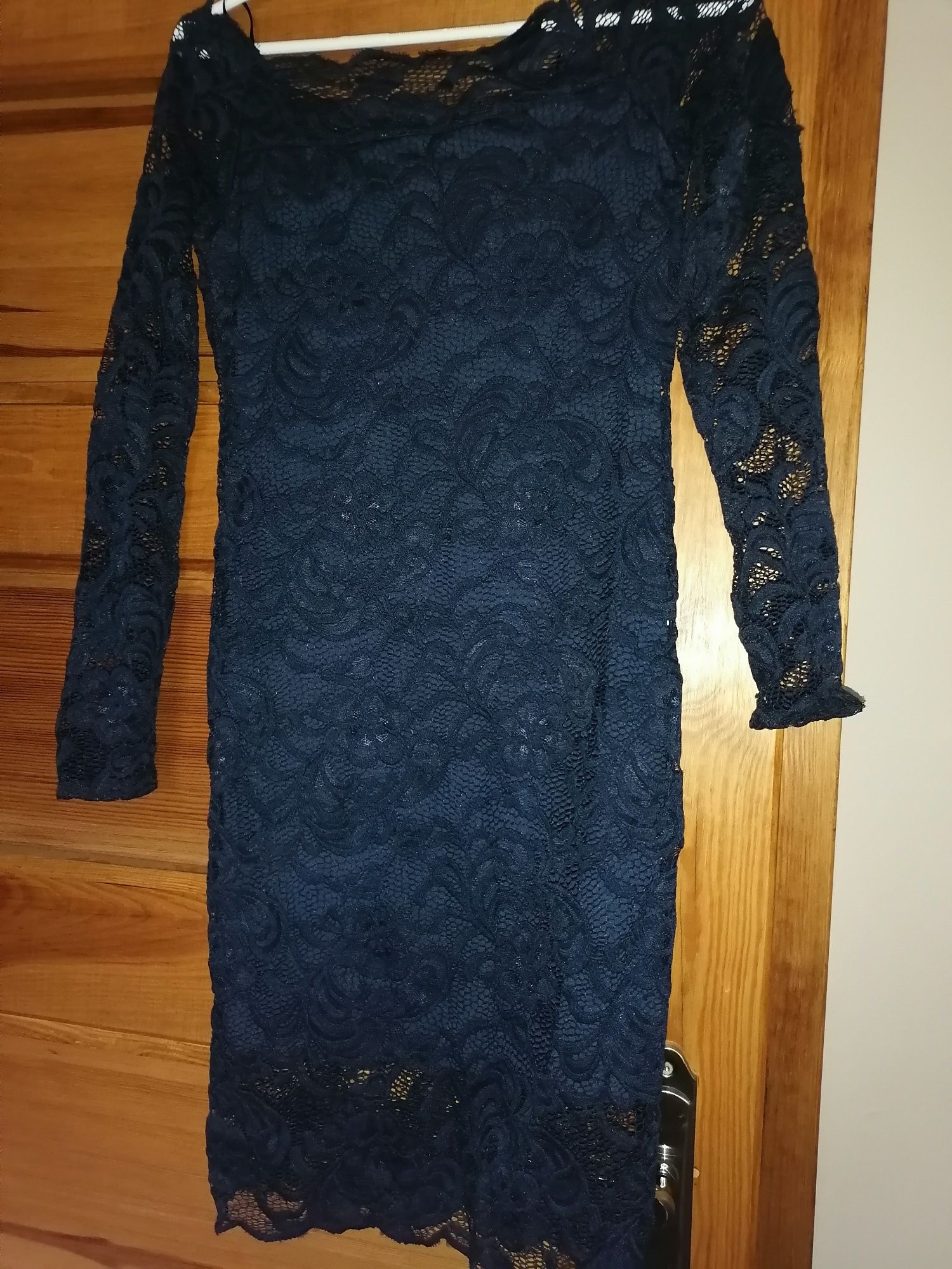 Sukienka koronkowa  damska 36/38 h&m