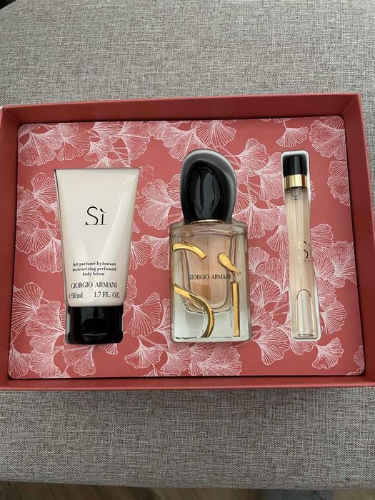 Zestaw Giorgio Armani Si woda perfumowana 50+10 ml + mleczko do ciała