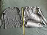 Bluzka chłopięca h&m 122/128 zestaw paski